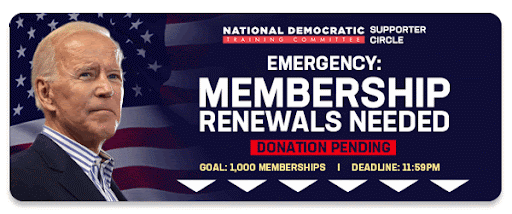 Emergency: Renewal Membership Needed